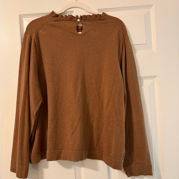 J. Crew Ruffle Neck Sweater - Picture 3 of 3